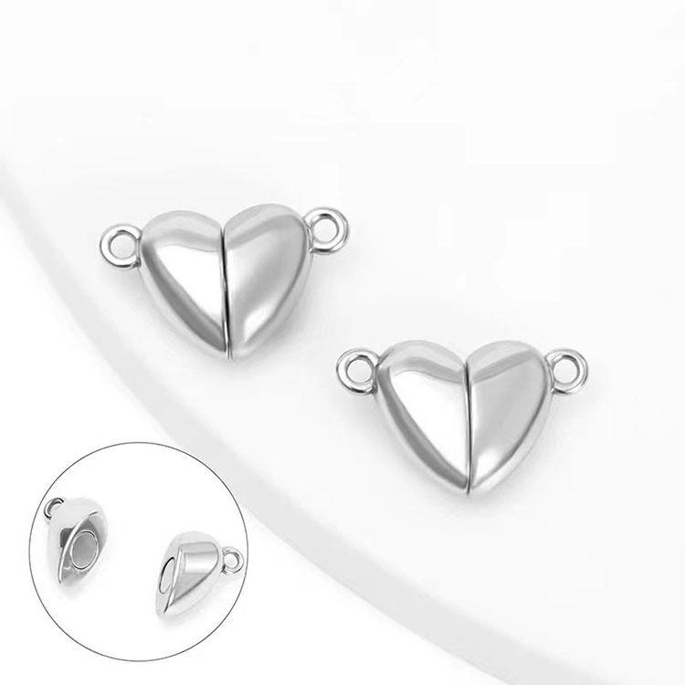 G1665 Fashion Alloy Magnets Pendant Heart Charms Magnetic For Jewelry Making