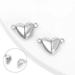 G1665 Fashion Alloy Magnets Pendant Heart Charms Magnetic For Jewelry Making