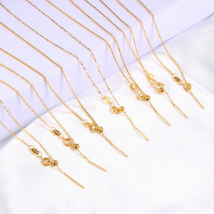 G1865 Bead Needle Style Universal Chain Sun Flower Gypsophila Snake Box Cross Chain Stainless Steel Chain for Jewelry Making