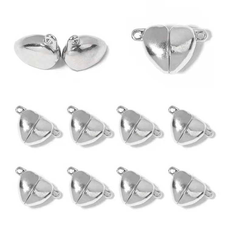 G1665 Fashion Alloy Magnets Pendant Heart Charms Magnetic For Jewelry Making