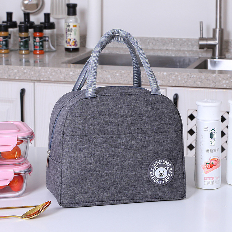 M2302 Custom Logo Wholesale Lunch Tote bag for School Thermal insulated Lunch bag Outdoor Picnic Cooler bags