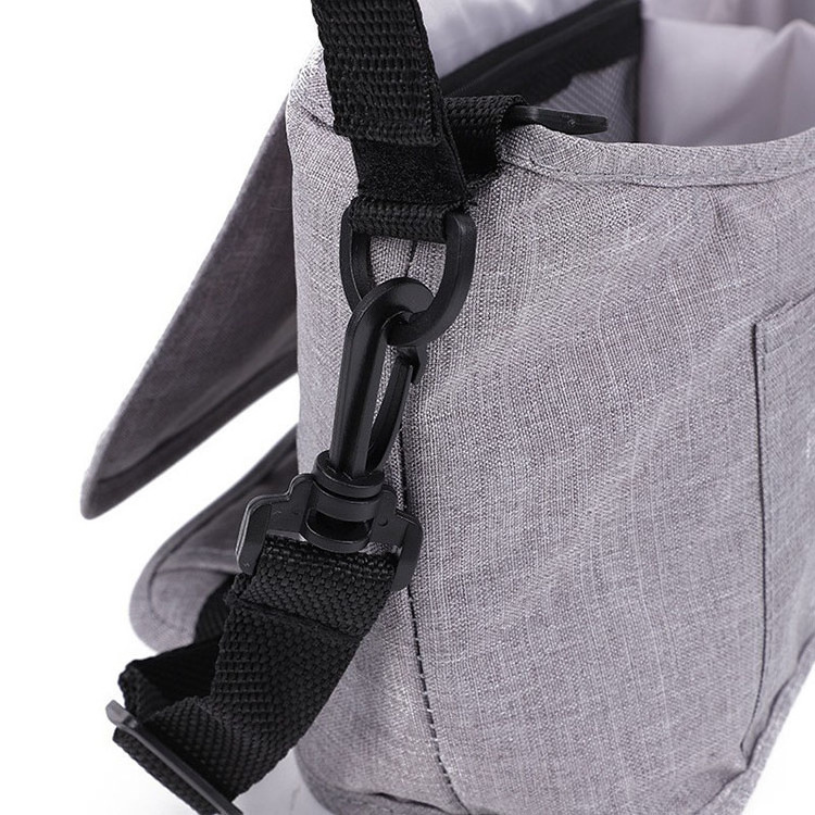 H148 Custom Logo Wholesale Oxford Baby Diaper Carriage Mommy Bag With Pockets Hanging Pack Stroller Storage Mommy Bag For Mother