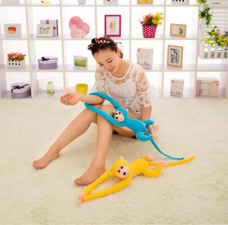 Colorful Hanging Long Arm legs Monkey Plush Toys