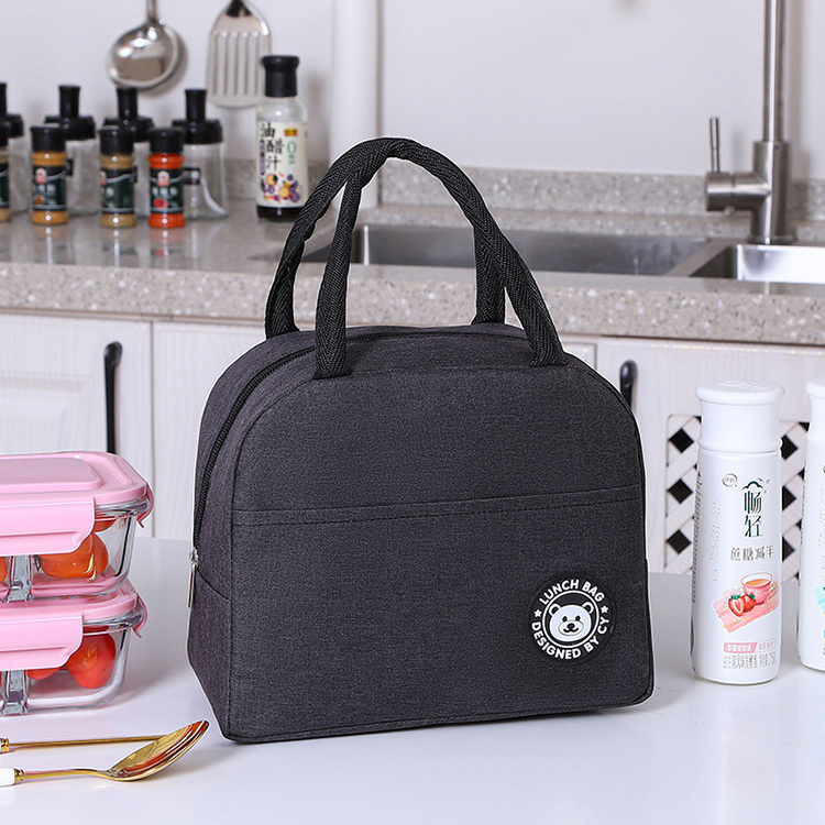 M2302 Custom Logo Wholesale Lunch Tote bag for School Thermal insulated Lunch bag Outdoor Picnic Cooler bags