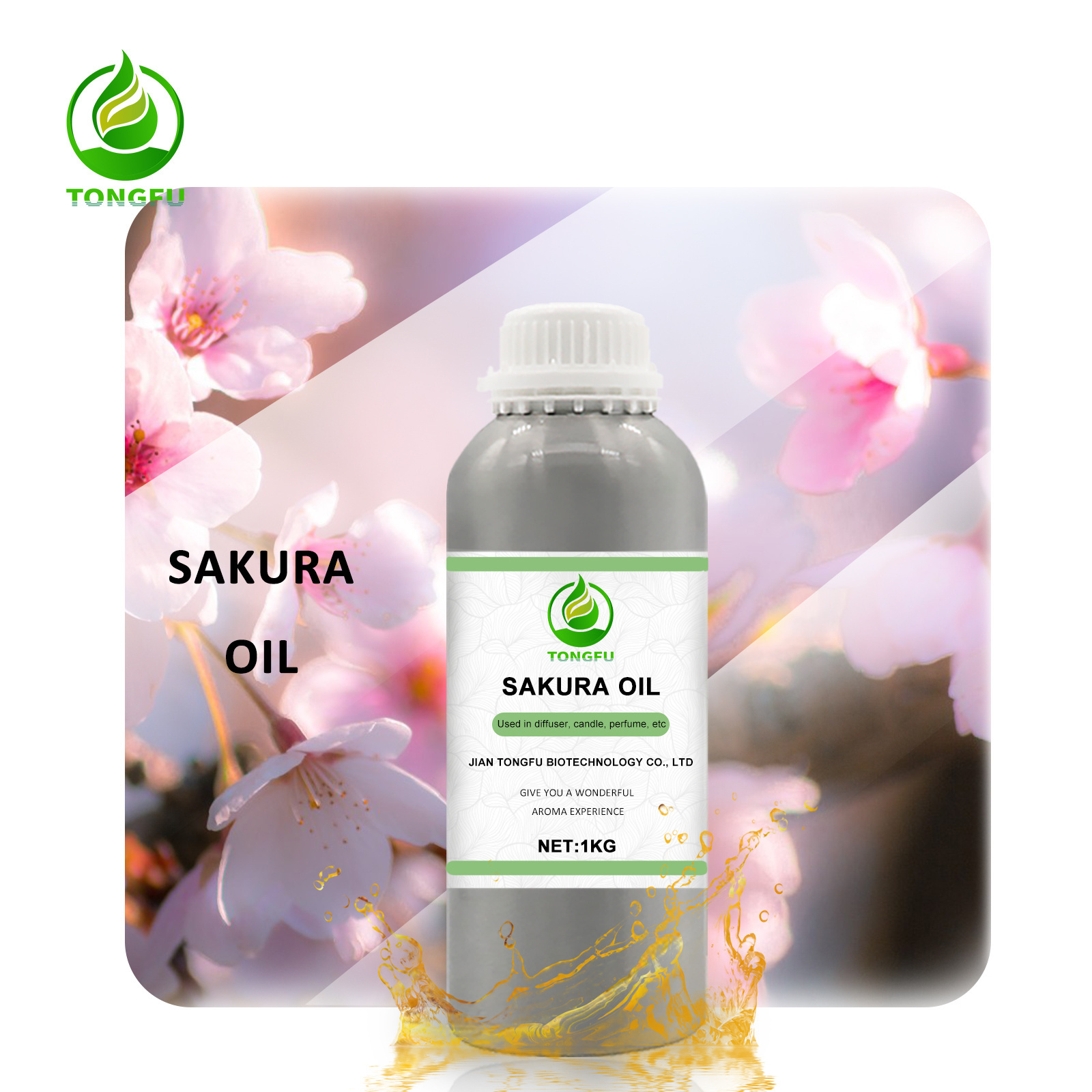 Best Price bulk Factory Supply Fragrance Japanese Cherry Blossom Sakura Fragrance Oil Scented Candle Making