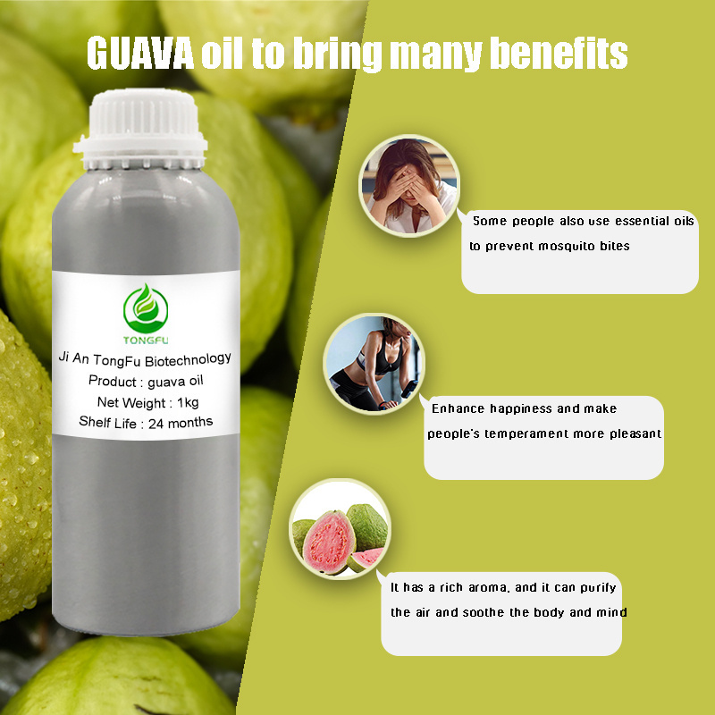 Essential oil New Manufacturer OEM 100% pure natural guava essential oil for perfume soap candle Oil