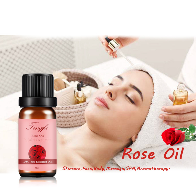 Hot Selling OEM Organic Skin Whitening Antioxidant Rich Anti-Aging Rose Face Oil Pure Rose Petal Oil For Face Body