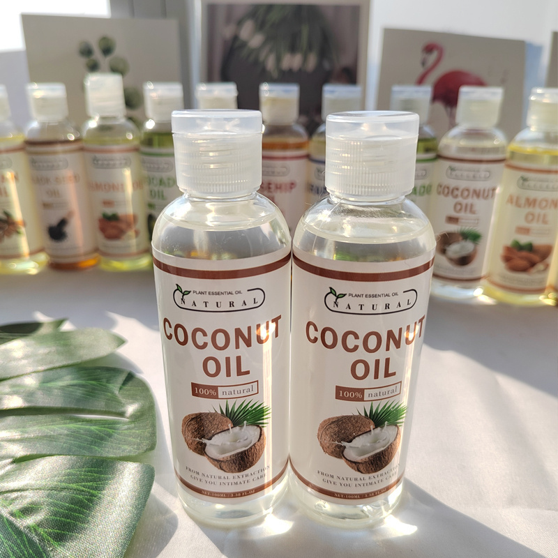 Private Label Wholesale 100% Pure Organic Carrier Oil Coconut Skin Care Oil Fractionated Coconut oil Bulk