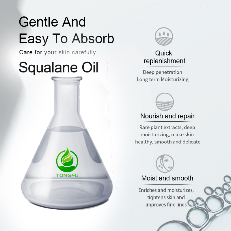 OEM/ODM Natural Cosmetics Grade Nourishing Squalane Oil Groothandel Squalane Olie Body Face Oil