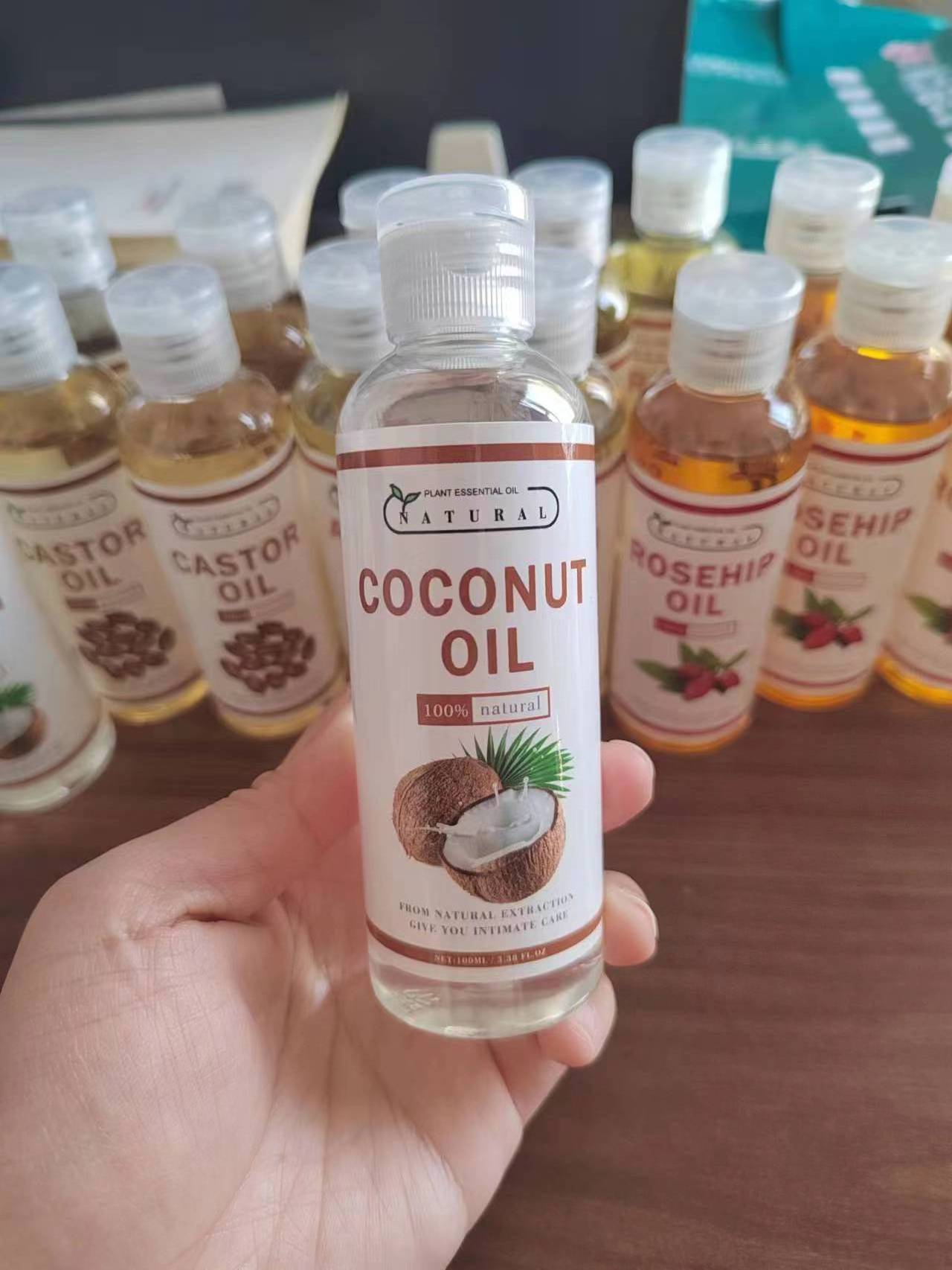 Private Label Wholesale 100% Pure Organic Carrier Oil Coconut Skin Care Oil Fractionated Coconut oil Bulk