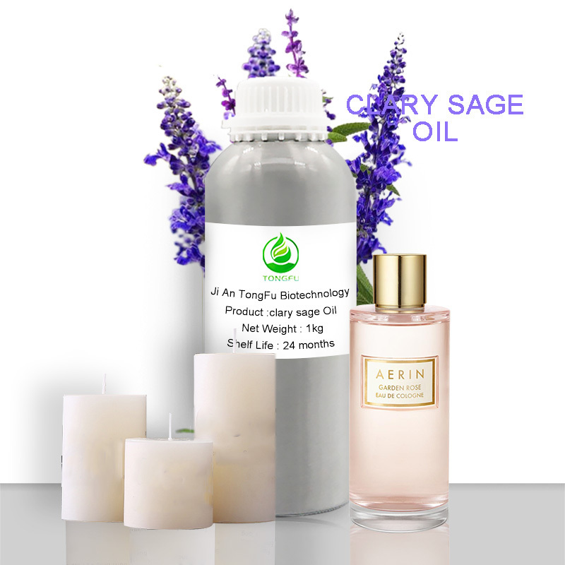 Wholesale Customized label Clary Sage Essential Oil Pure Organic Clary Sage Oil For Diffuser Perfume Soap Candles