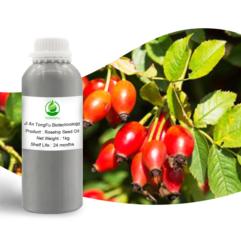 Wholesale Customized  100%Pure Organic Top Grade Private Label Rosehip Carrier Oil For Skincare Whitening