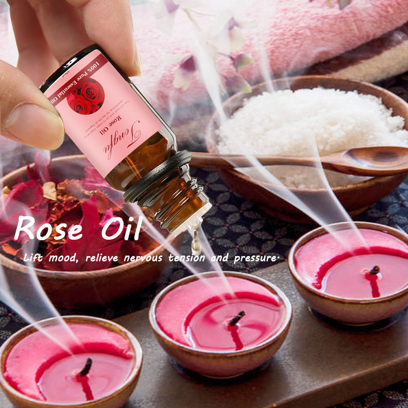 Hot Selling OEM Organic Skin Whitening Antioxidant Rich Anti-Aging Rose Face Oil Pure Rose Petal Oil For Face Body