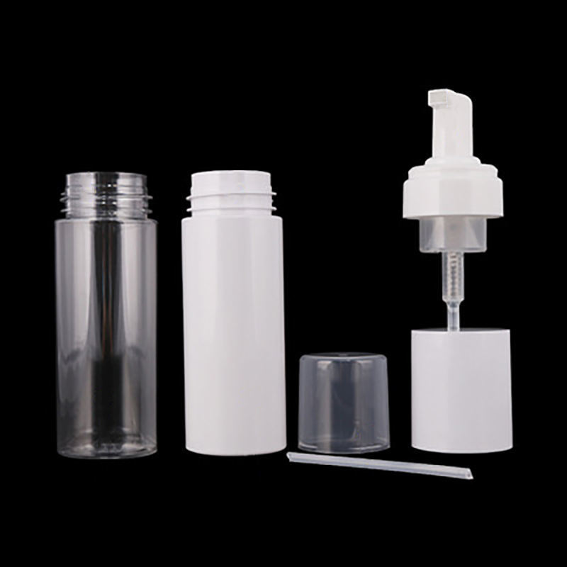 50Ml White Amber Cosmetic Foaming Pump Bottle Plastic Foam Pump Bottle Plastic Soap Foamer Pump Bottle