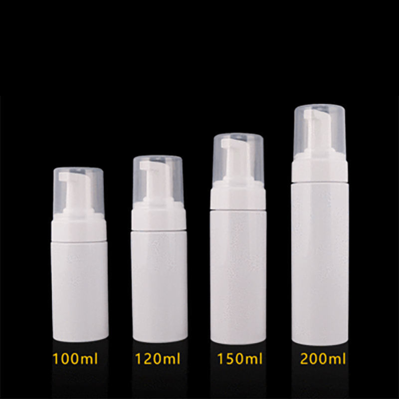 50Ml White Amber Cosmetic Foaming Pump Bottle Plastic Foam Pump Bottle Plastic Soap Foamer Pump Bottle