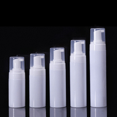 50Ml White Amber Cosmetic Foaming Pump Bottle Plastic Foam Pump Bottle Plastic Soap Foamer Pump Bottle