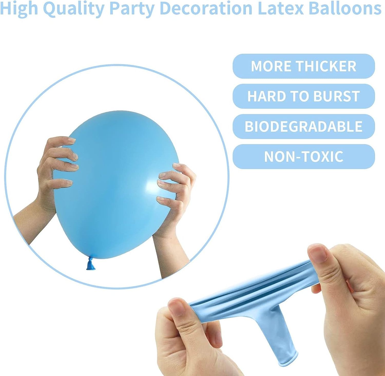 Factory Frozen Blue Balloons Arch Garland kit Snowflake Winter Wonderland Christmas Snow Princess Festival  Party Decorations