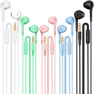 Promotional Mobile Phone Headphone 3.5mm Wired Earphones headphone headset cheap earphone