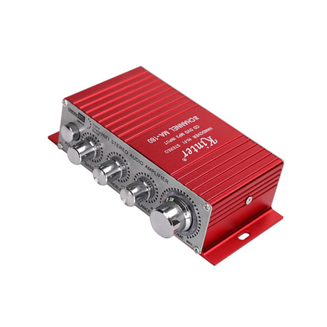 Kinter 12V Mini Hi-Fi Car Stereo Audio Amplifier Sound Mode Music Player Mini Amplifiers