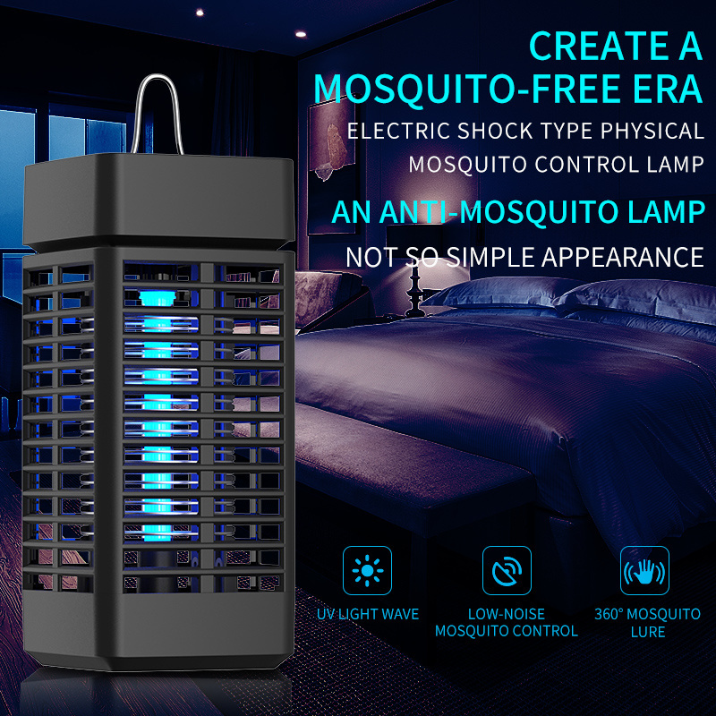 Kinscoter Moustique Mata Mosquito Rechargeable Electric Fly Tarp Trapper Led Mosquito Killing UV Lamp