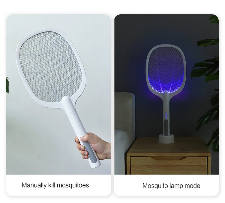 Kinscoter Electric Mosquito Swatter Rechargeable Bug Zapper Pest Control Mosquito Killer Lamp Mosquito Racket