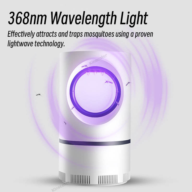 New USB Pest Control Trap Bug Zapper Powered LED Security Electronic Mosquito Killer Lamp