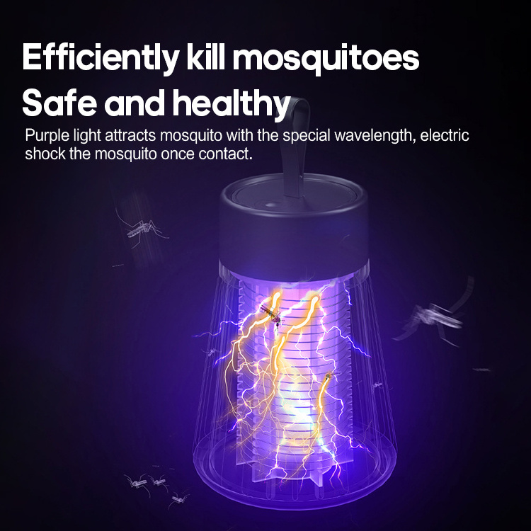 Kinscoter New Trend Pest Control Portable Electric Shock Rechargeable Mosquito Killer Lamp Outdoor camping Mosquito Lamps