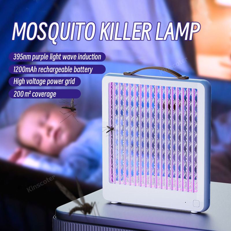 House Fly Killer Led Mosquito Lamp Repellent Electric Insect Trap Portable Indoor Outdoor Bug Zapper Mosquito Killer