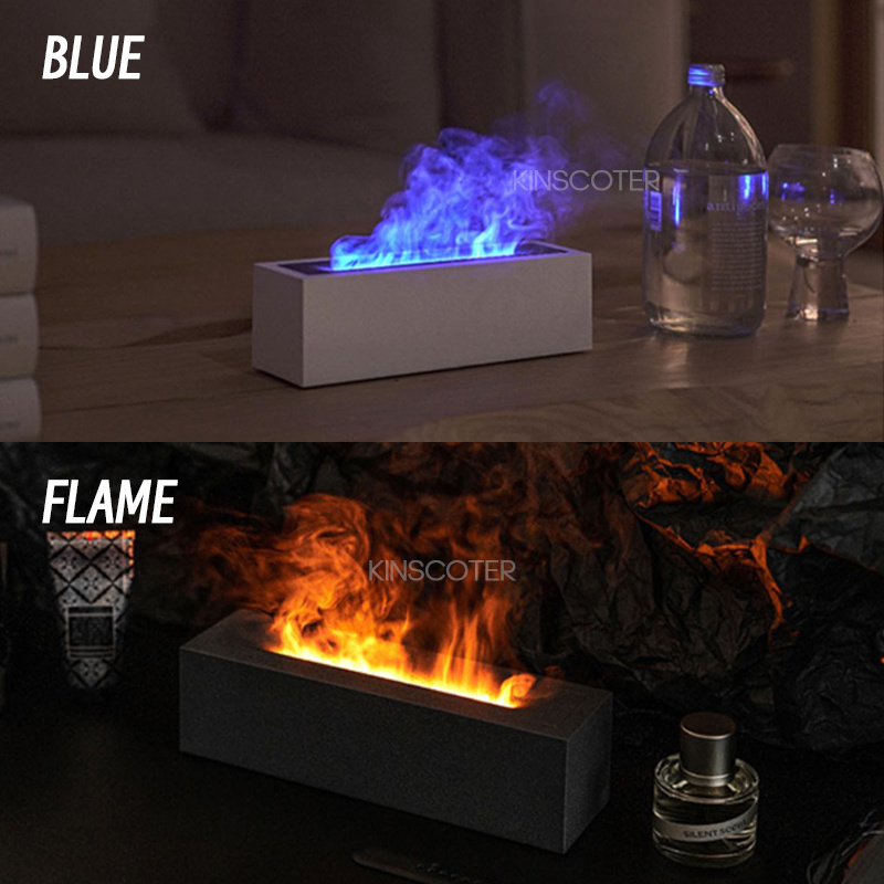 Fire Mist Air Humidificador USB Ultrasonic Electric Scent Diffuser Mini Essential Oil Aroma Defuser Flame Humidifier