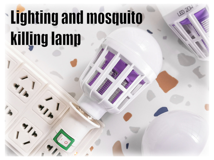 110v 220v 9w 15w 20w E27/B22 Led Bulb Pest Control Bug Zappers Electric Led Mosquito Killer Bulb