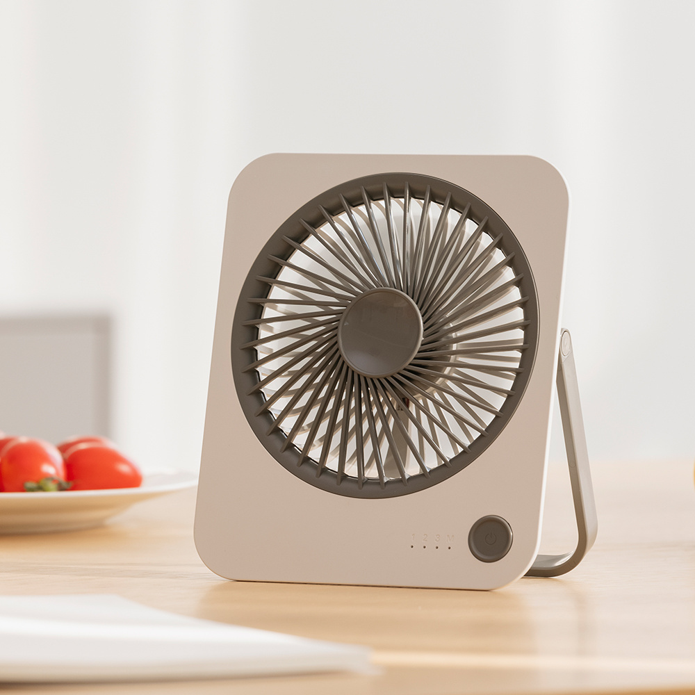 USB Charging 1200mAh Fans & Cooling Portable Desktop Air Cooler Mini Lightweight Rechargeable Fan