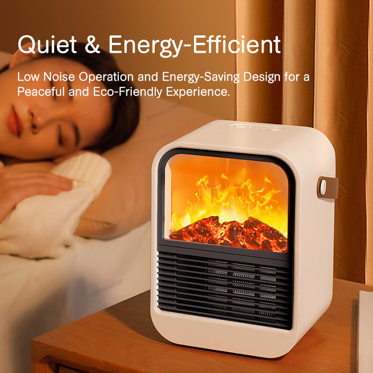 Bedroom Fireplace Heater Overheat Protection Ceramic PTC Electric Fan Heater Mini Room Air Fan Heater