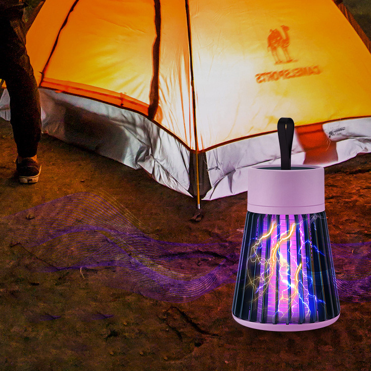 Kinscoter Rechargeable Led Mini Lantern Camping Light Electric Battery Mosquito Killer Lamp