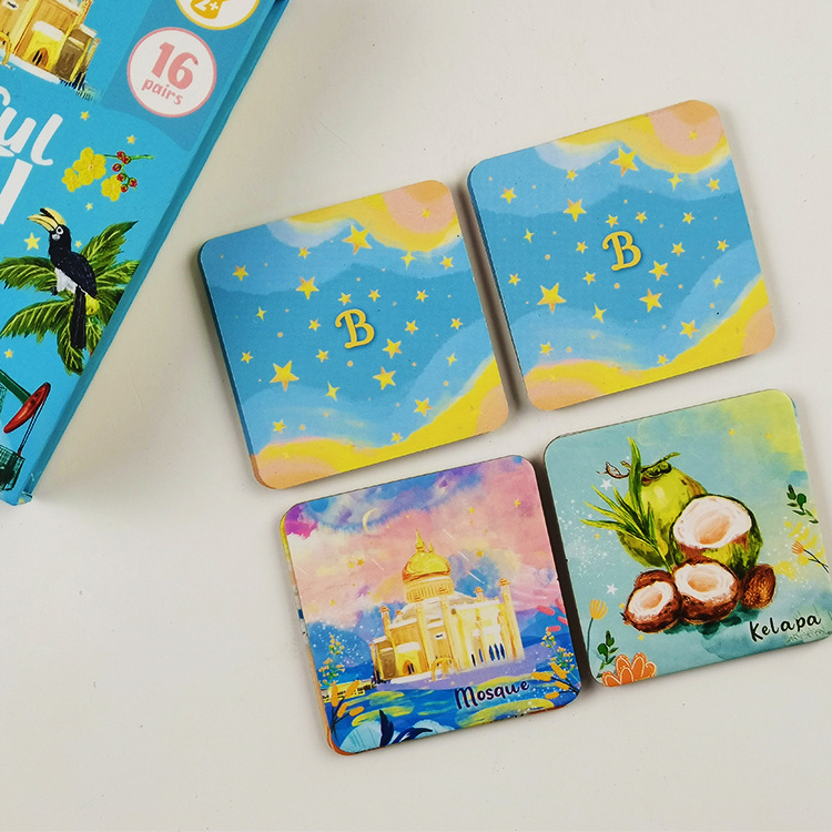 Factory Custom Packaging Kids Playing Game Cards Children Educational Custom Printing Flash Cards Memory Cards