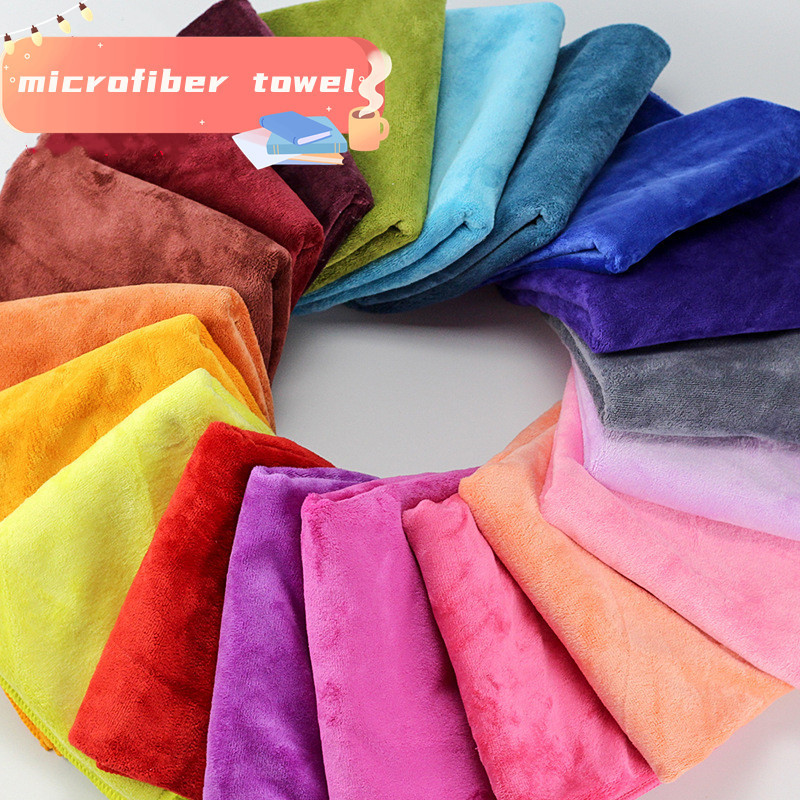 Wholesale quick-dry soft microfiber towel for hair towel face towels home spa beauty salon with custom logo Bath Sheets