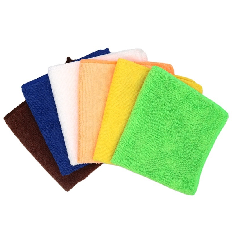 Custom Microfiber Cloth 30x30 Micro Fibre Towel 40x40 Microfiber Cleaning Cloths For Car/Kitchen