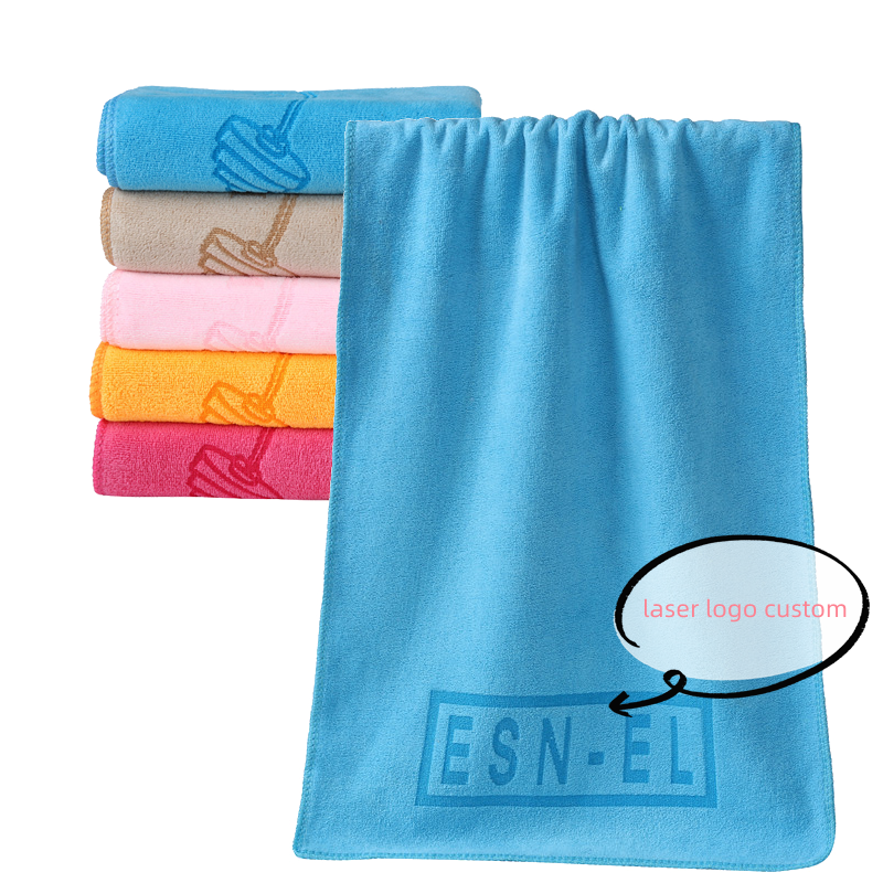 Wholesale quick-dry soft microfiber towel for hair towel face towels home spa beauty salon with custom logo Bath Sheets