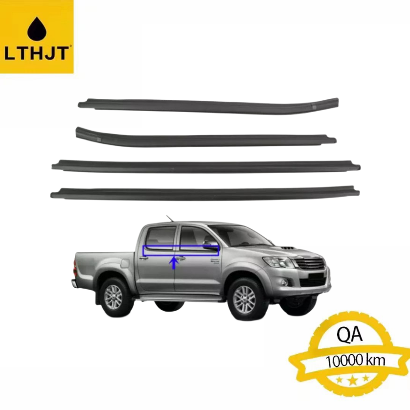 Window Weatherstrip Seal Belt Car Weather Seal Strip For Toyota Hilux 2005-2015 68162-0K010 68161-0K010 68163-0K010 68164-0K010