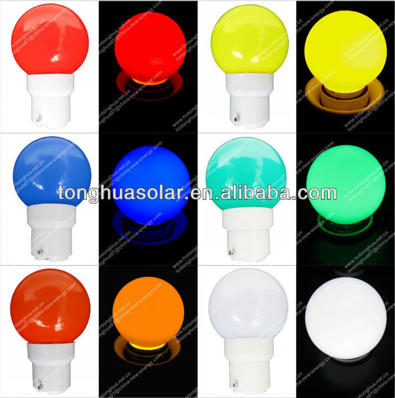 CE&ROHS IP45 / IP65 B22 / E27 1W LED G45 color bulbs