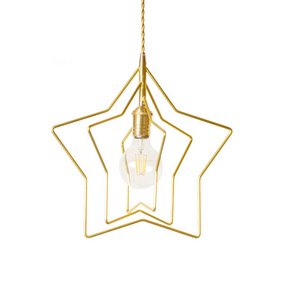 Star Chandelier Enters Nordic Restaurant Cloakroom Hallway Balcony Simple Single Head Pendant Light