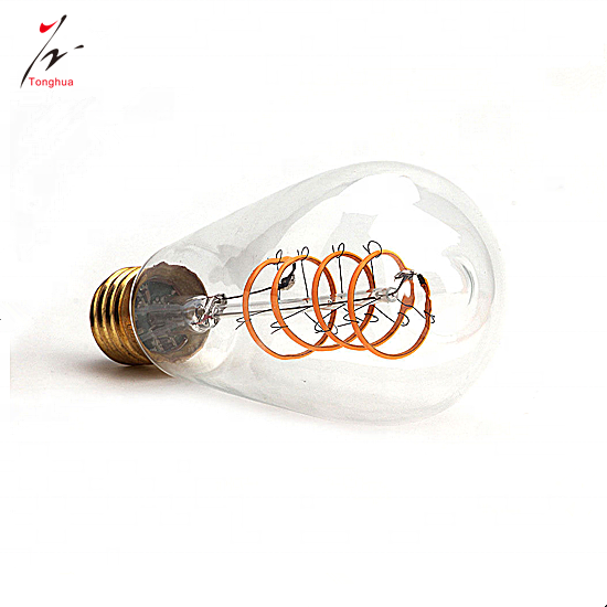 ST64 Filament light edison style led bulb soft light filament led lighting bulb retro bulbs