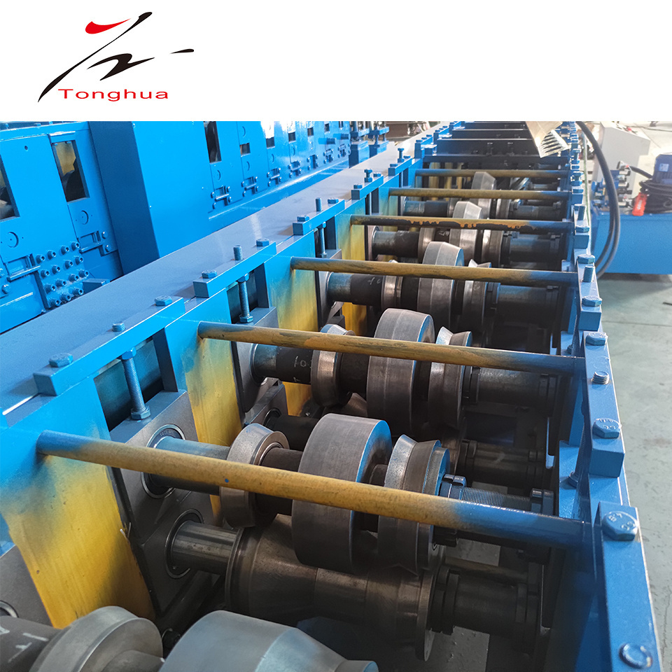 Cold bending and pressing machine for export solar PV support punching C channel steel forming machine metal rolling equipment