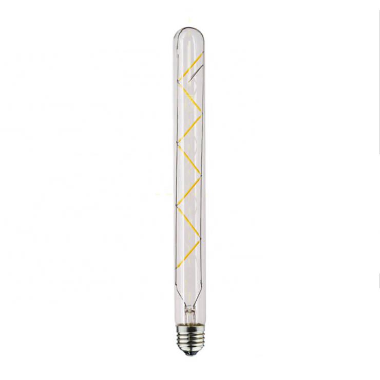 Tube Lights T30*300 LED filament lamp double-sided 8W E27 dimming LED filament bulb