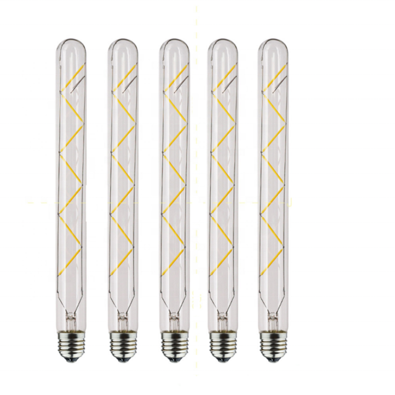 Tube Lights T30*300 LED filament lamp double-sided 8W E27 dimming LED filament bulb