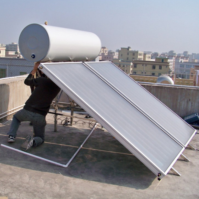 High Quality Blue Membrane Flat Panel Solar Water Heater Parts Solar Power with Water Heater