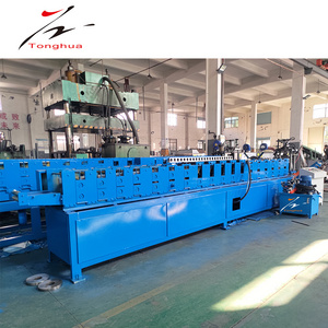 Cold bending and pressing machine for export solar PV support punching C channel steel forming machine metal rolling equipment