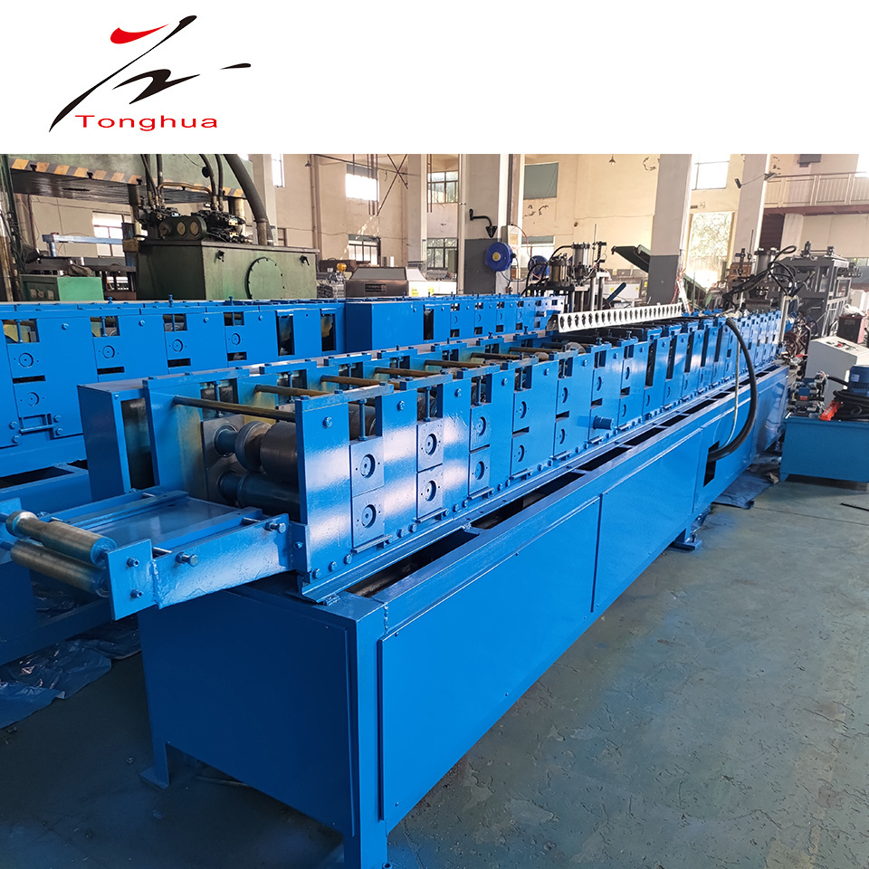 Cold bending and pressing machine for export solar PV support punching C channel steel forming machine metal rolling equipment