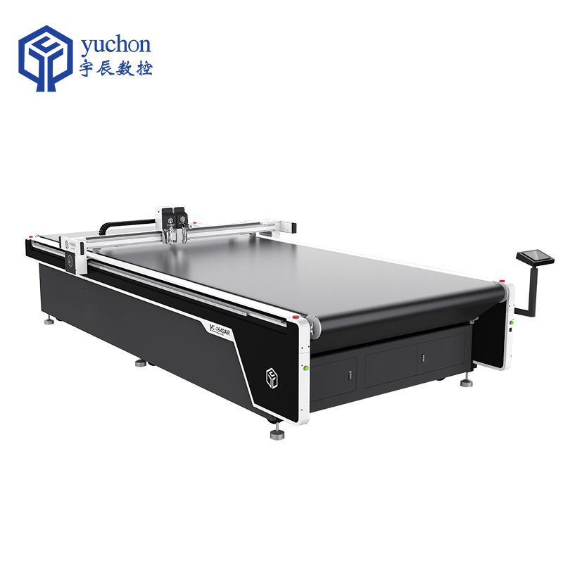 Computer control cnc fabric cutting machine for T-shirt cloth glove sample