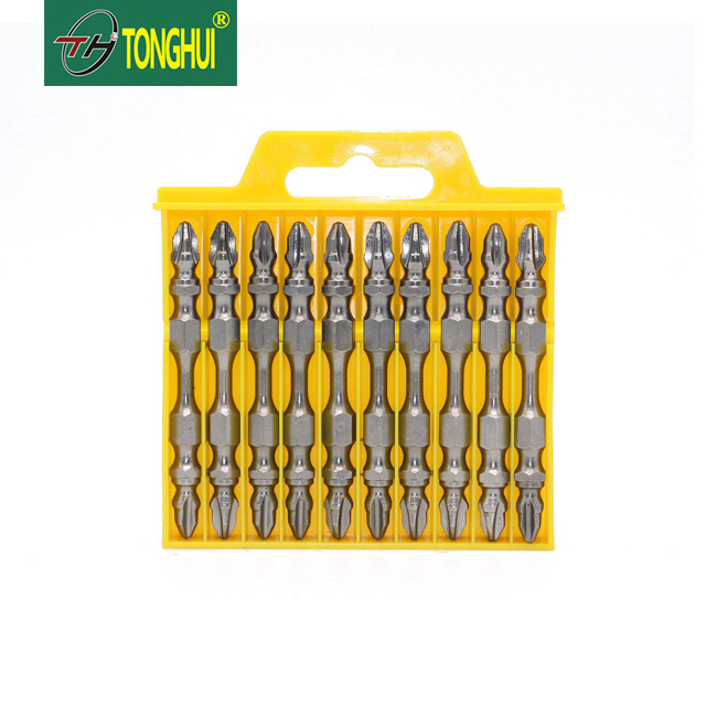 Double head bit screwdriver PH2 Head Screw Driver Bit made of S2 Steel for Fixed screw