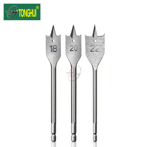 DRY Use high quality Heavy Duty Wooden Flat Spade Drill Bit for carpenter